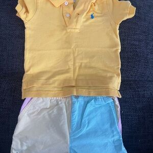 Yellow Polo Kids Shirt 9M